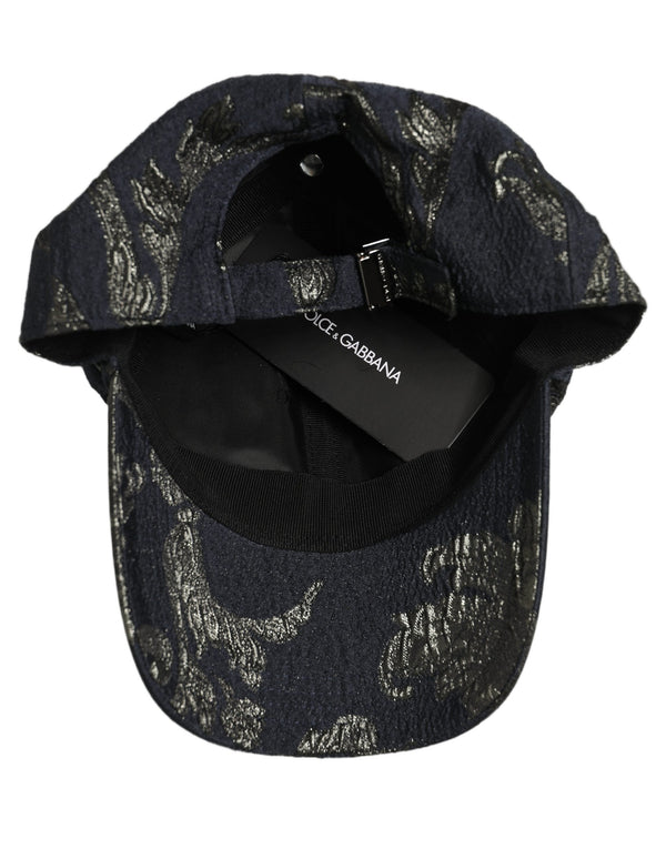 Dolce & Gabbana HAT10053 97% Cotton baseball cap in black