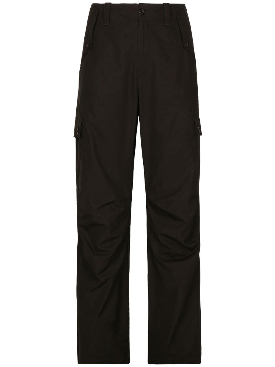 Dolce & Gabbana Cargo With Logo Plaque