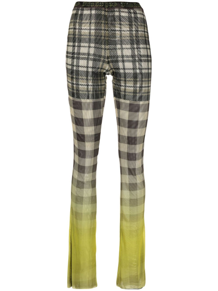 Ottolinger Trousers Yellow Polyester Elastane