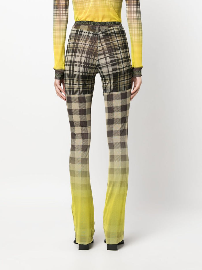 Ottolinger Trousers Yellow Polyester Elastane