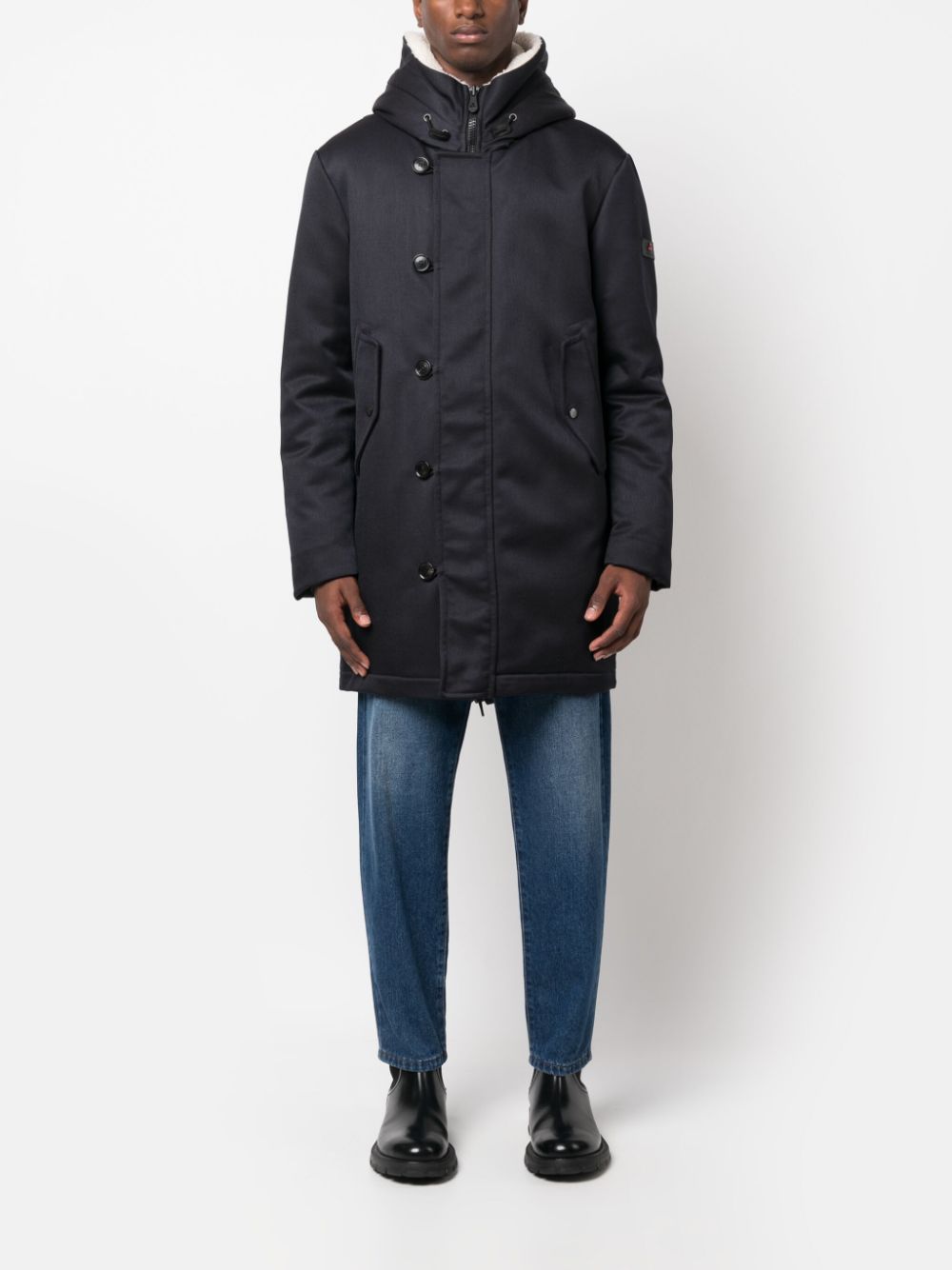 Peuterey Coats Blue Wool