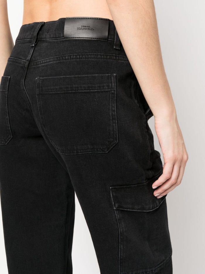 Seven Jeans Black Cotton