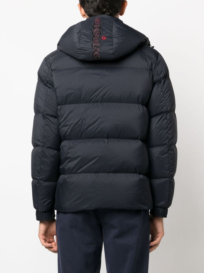 Kiton Coats Blue Outer: Polyamide