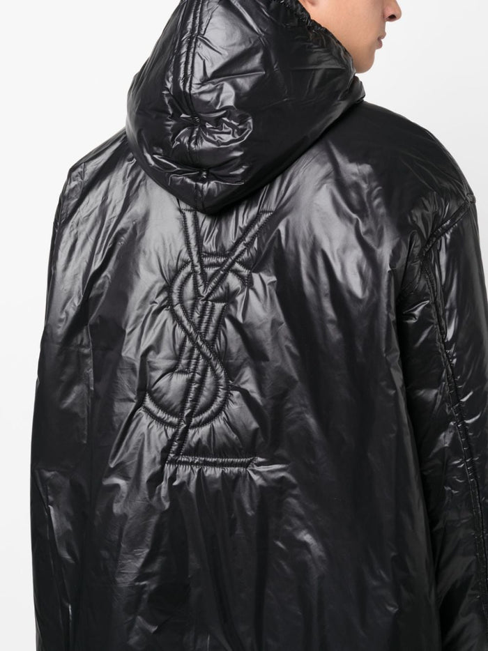 Saint Laurent Coats Black Polyamide Lining: Polyester