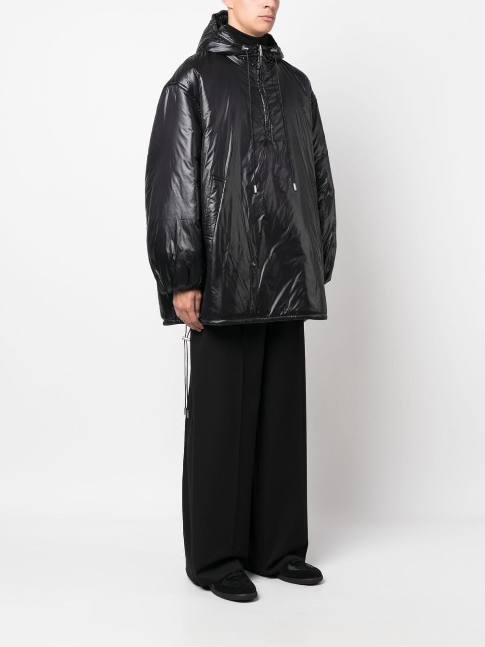 Saint Laurent Coats Black Polyamide Lining: Polyester