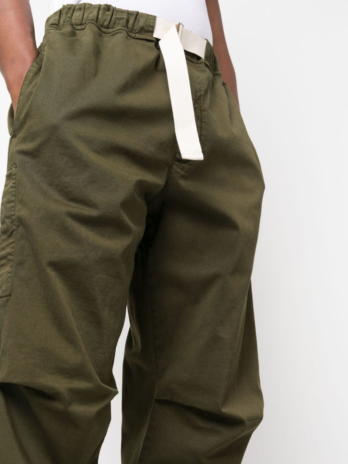 Darkpark Trousers Green Cotton