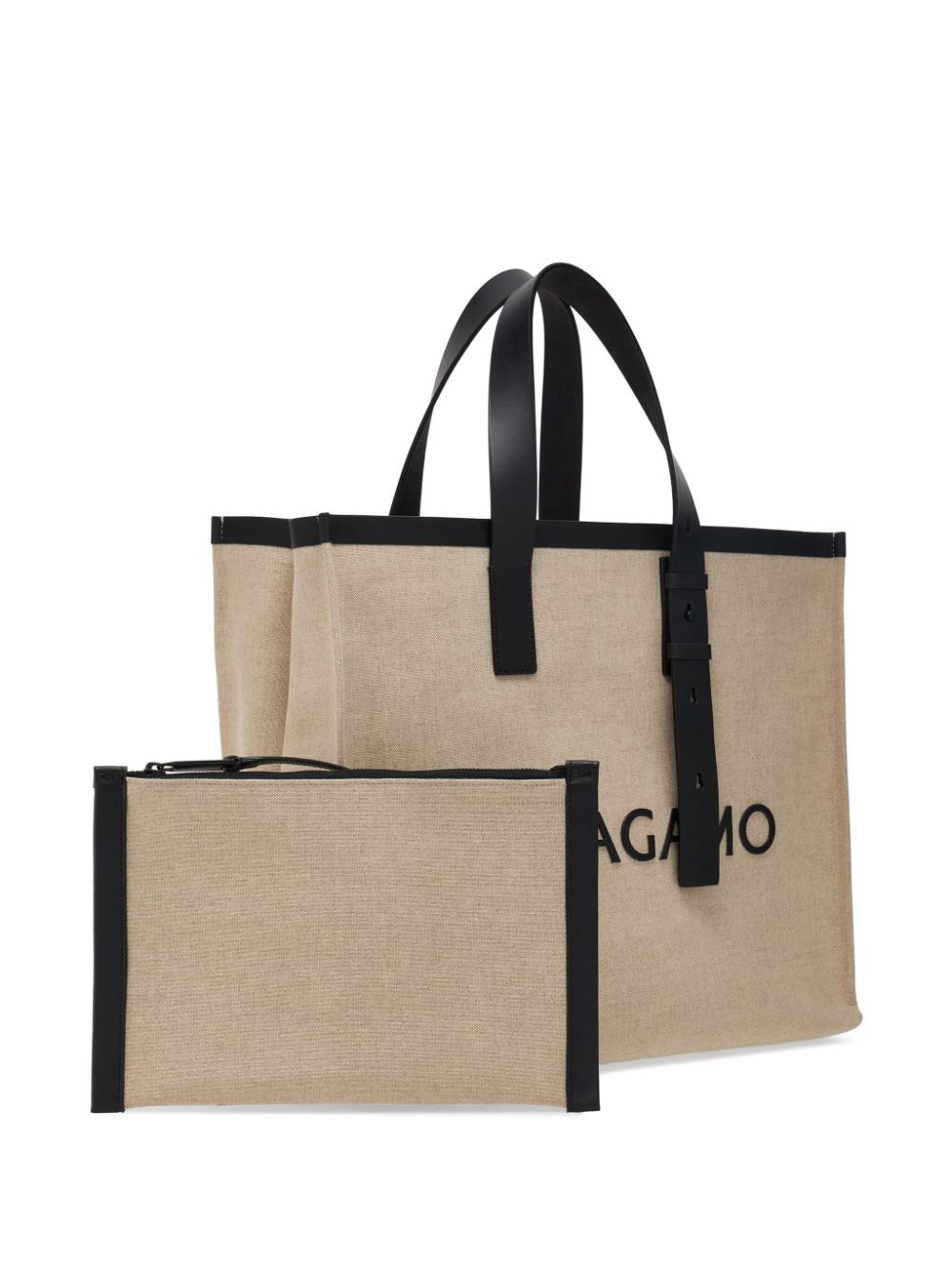 Ferragamo Bags Beige External: Eco-leather