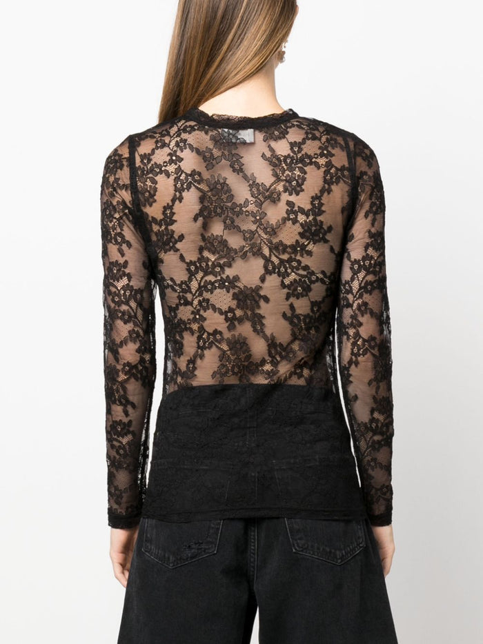 Parosh T-Shirts And Polos Black Polyamide
