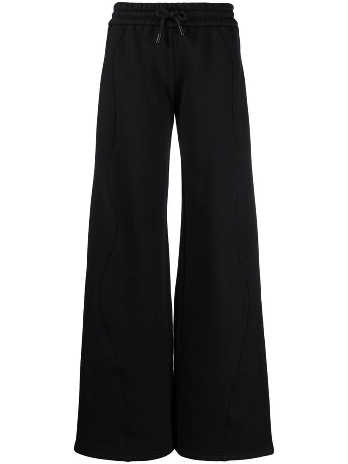 Off White Trousers Black Cotton