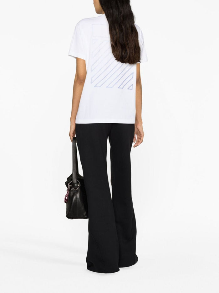 Off White Trousers Black Cotton