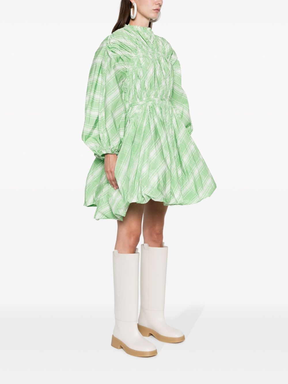 JIL SANDER FASHION Dresses Green Polyester