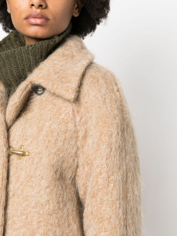 Fay Coats Camel Wool Polyester Mohair Alpaca