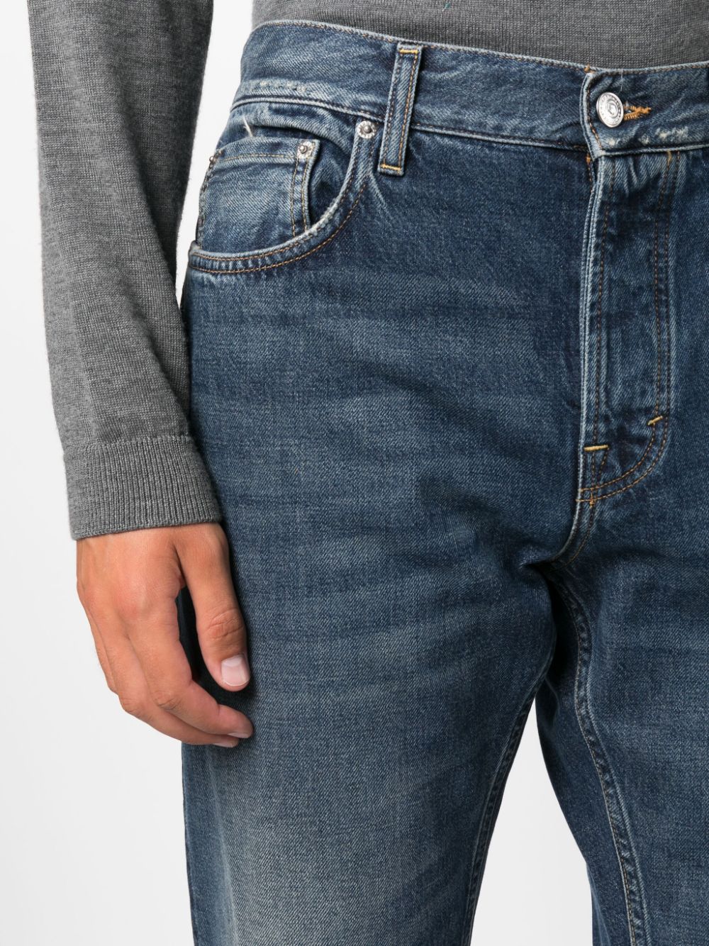 Department5 Jeans Blue Cotton Elastane