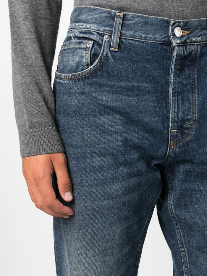 Department5 Jeans Blue Cotton Elastane