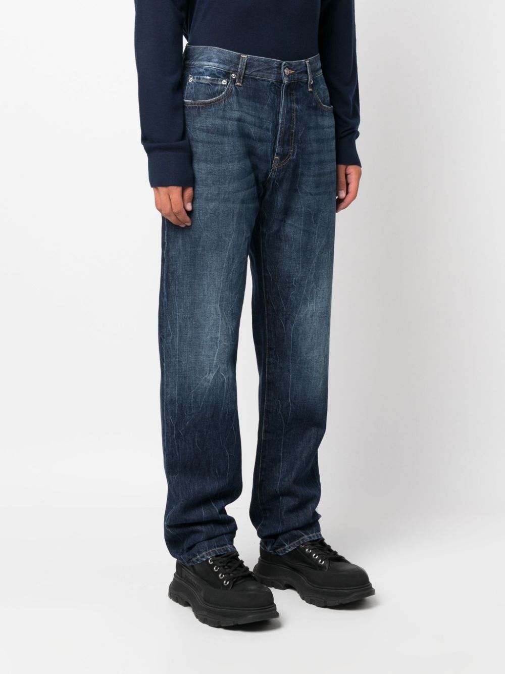 Department5 Jeans Blue Cotton Elastane