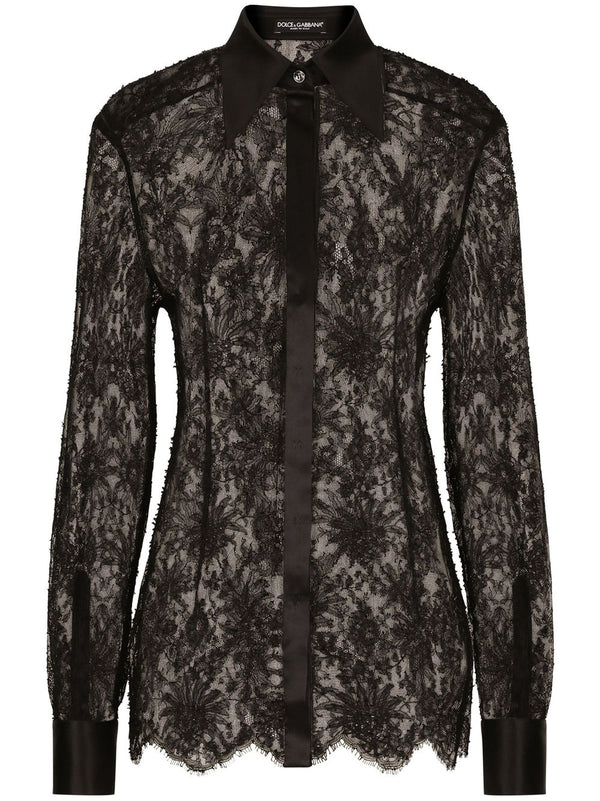 Dolce & Gabbana Semi-transparent shirt