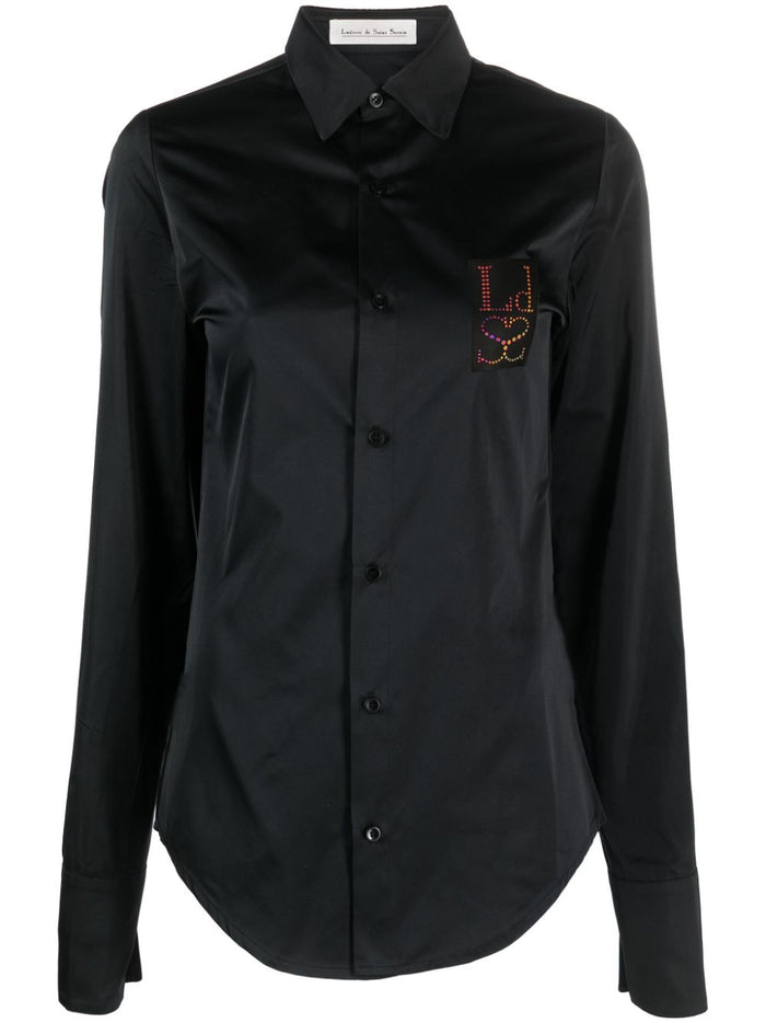 LUDOVIC DE SAINT SERNIN Shirts Black Taffeta