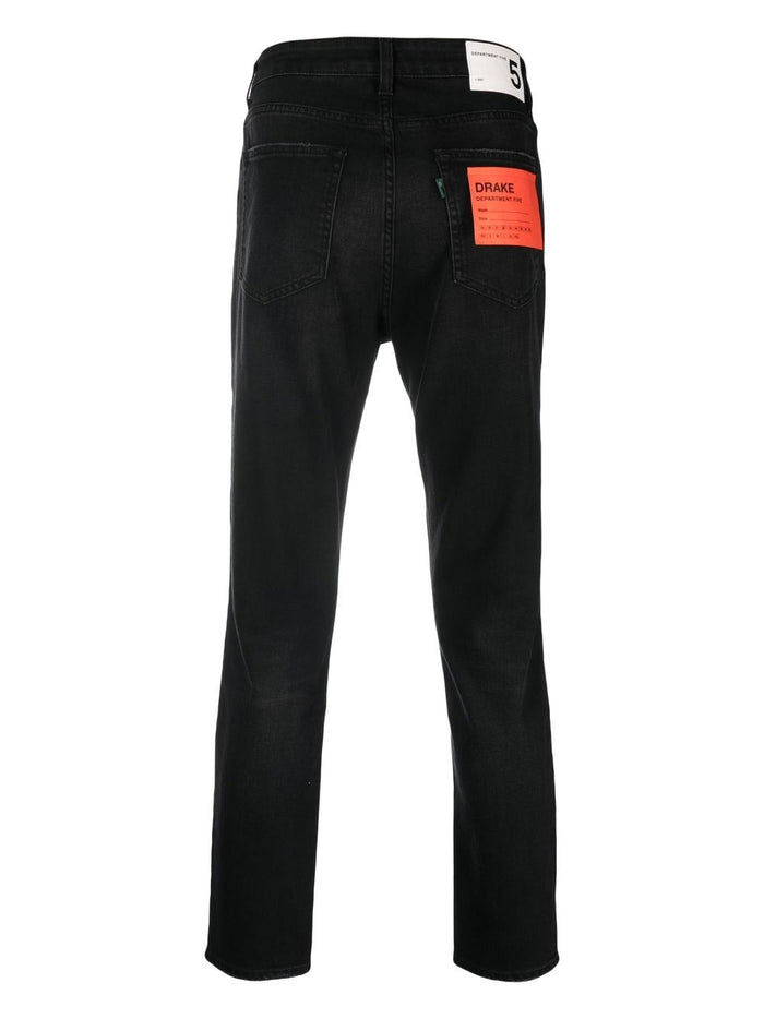 Department5 Jeans Black Cotton Elastane