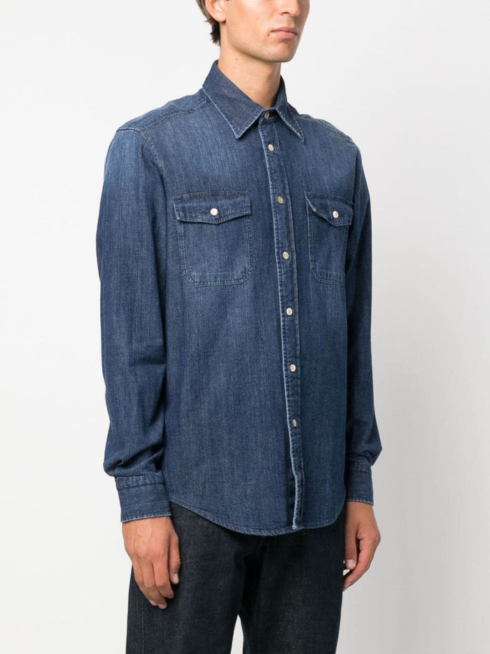 Boglioli Shirts Denim Cotton