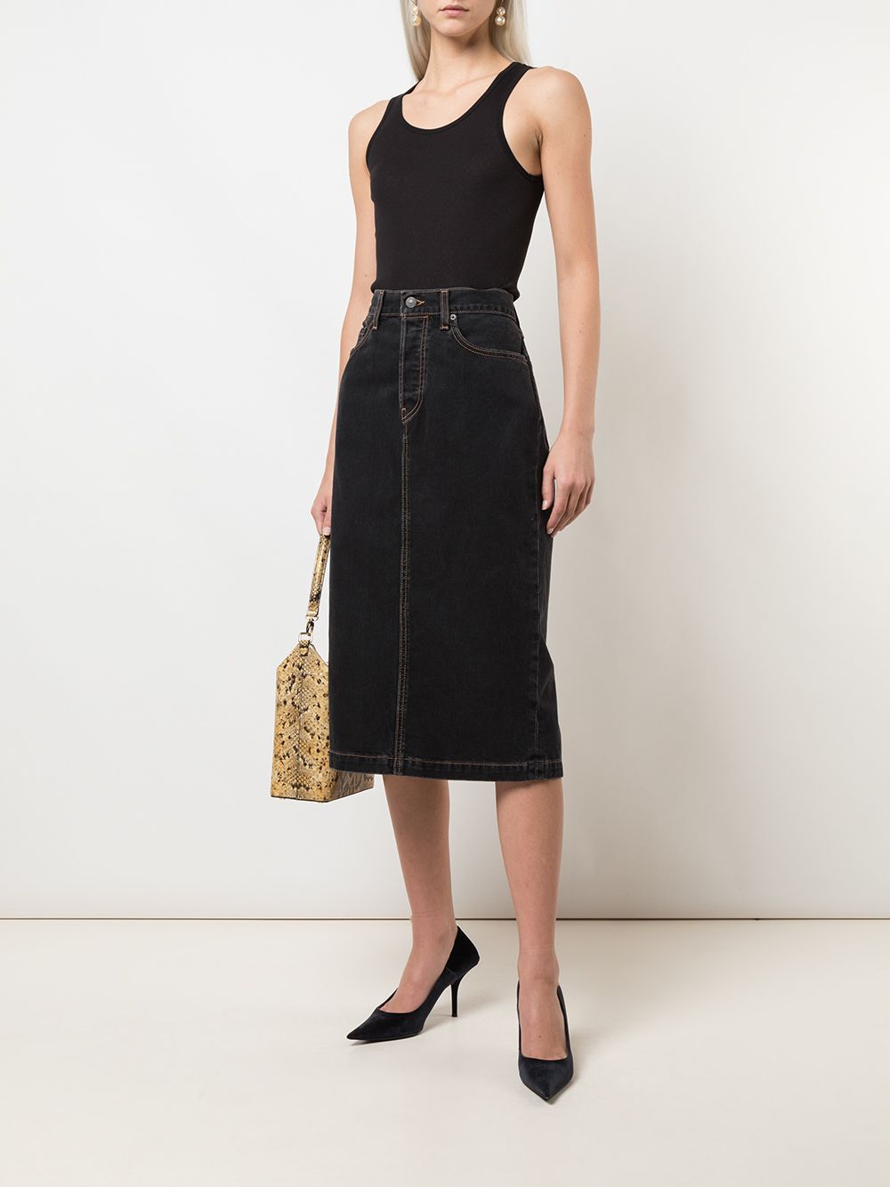 Wardrobe Nyc Top Black Pure Cotton