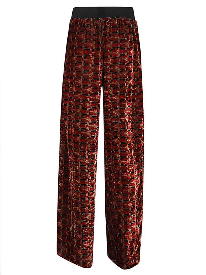 OBIDI Trousers Red Silk