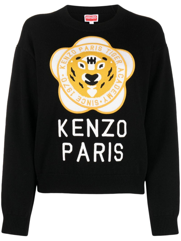 Kenzo Sweaters Black Polyester