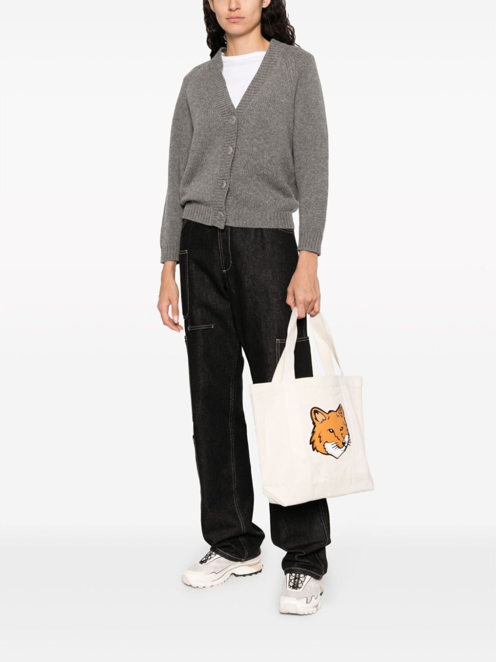 Maison Kitsune Bags Beige Cotton