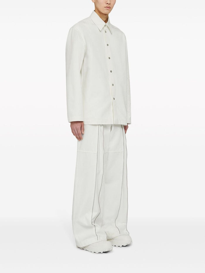JIL SANDER FASHION Shirts White Lining: Cotton