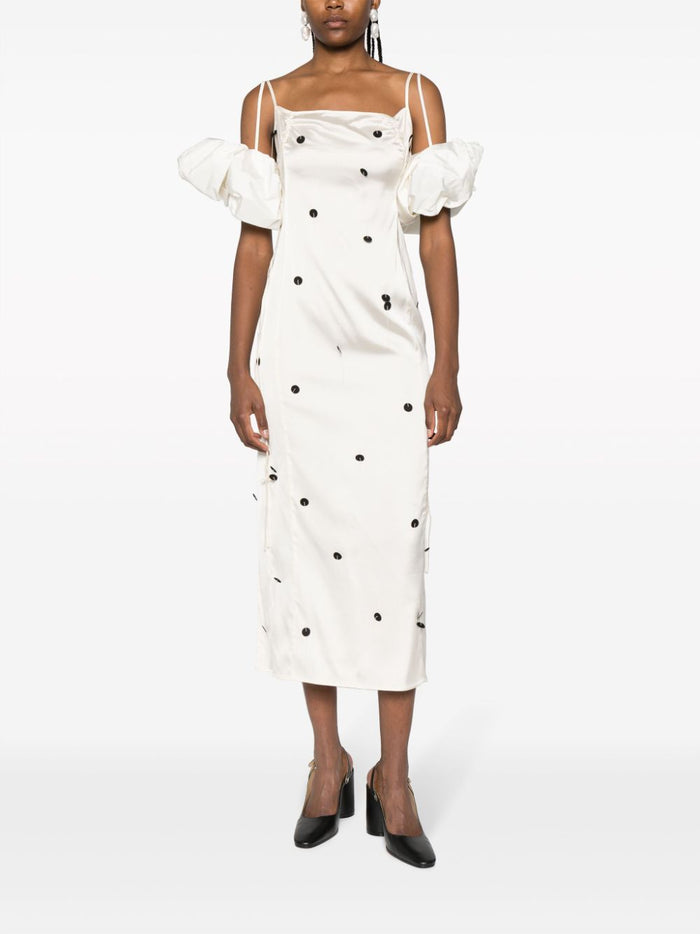 JACQUEMUS Dresses White Polyester