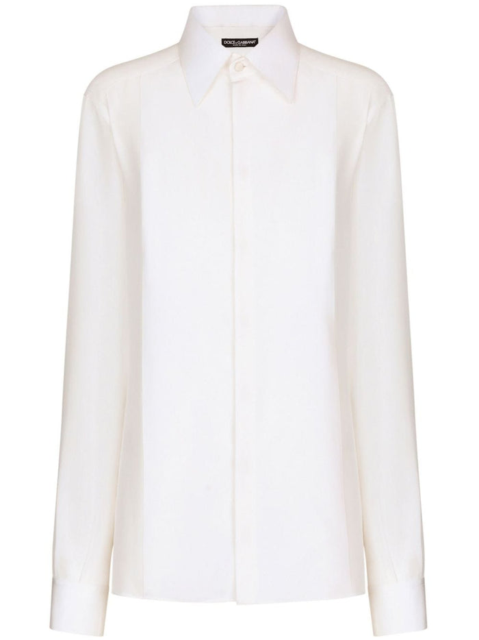 Dolce & Gabbana Shirts White Silk