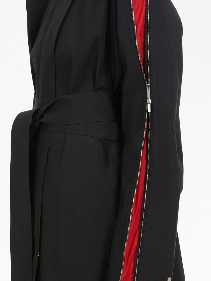 Ferragamo Coats Black Outer: Cotton