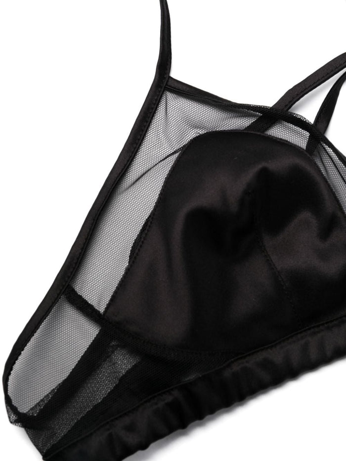 Dolce & Gabbana Underwear Black Silk Polyamide Elastane