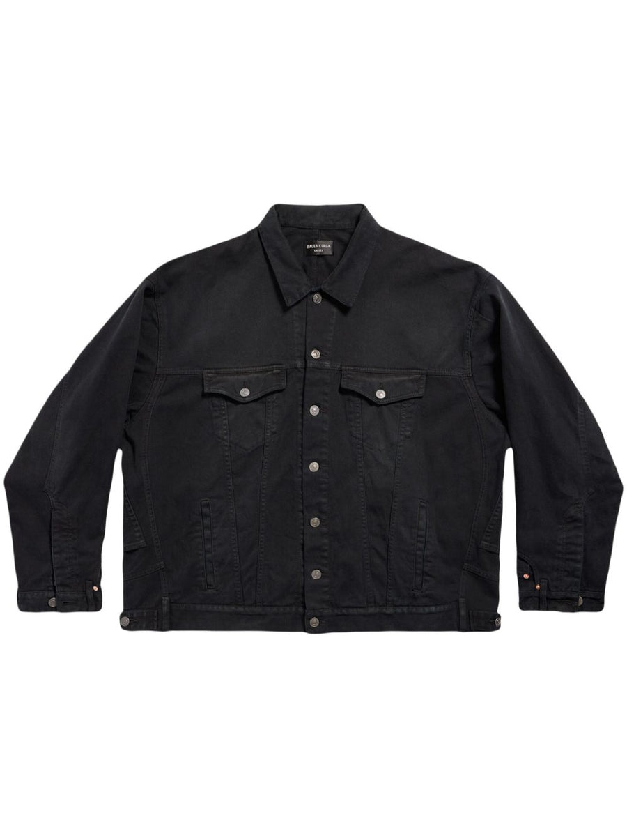 Balenciaga deconstructed denim jacket