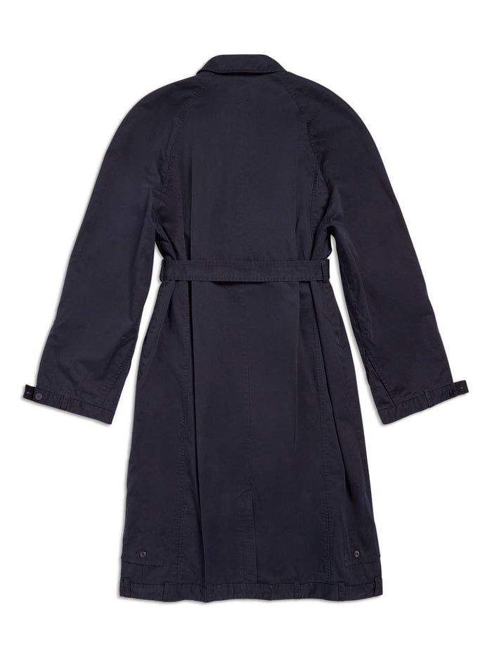 Balenciaga Coats Blue Cotton