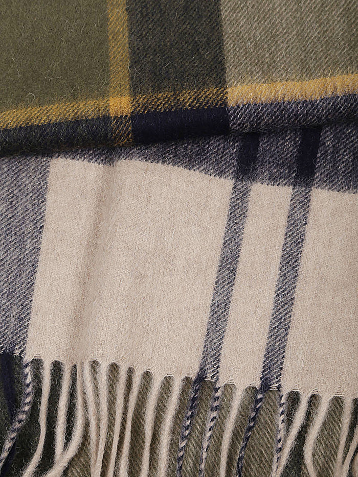 Barbour Scarfs Green Wool Cashmere