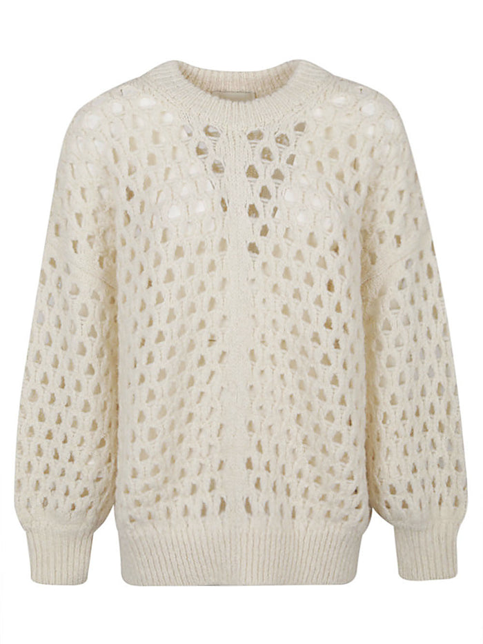 Isabel Marant Sweaters Beige Aplaca Polyamide Wool