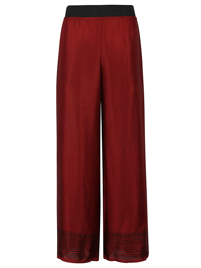 Obidi Trousers Bordeaux Silk