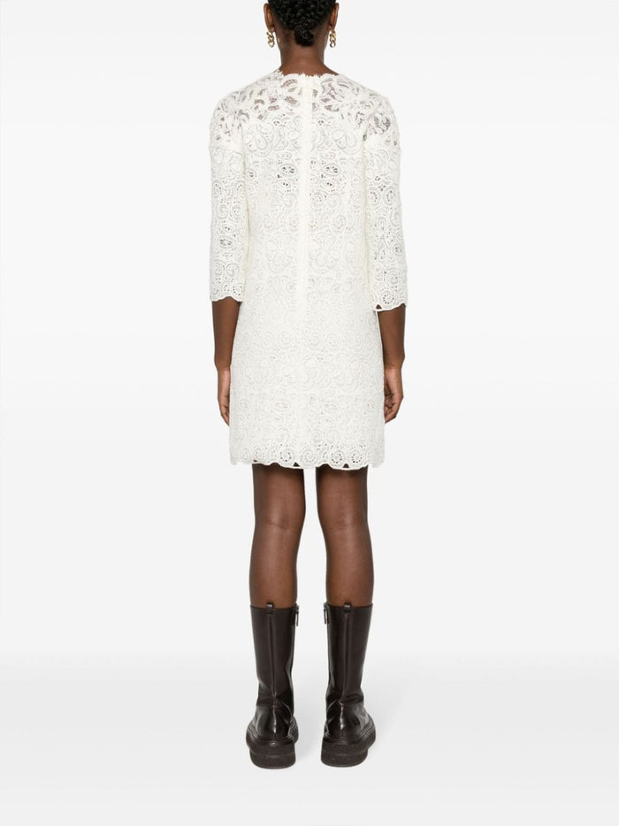 Ermanno Scervino Dresses White Acrylic Wool Polyester