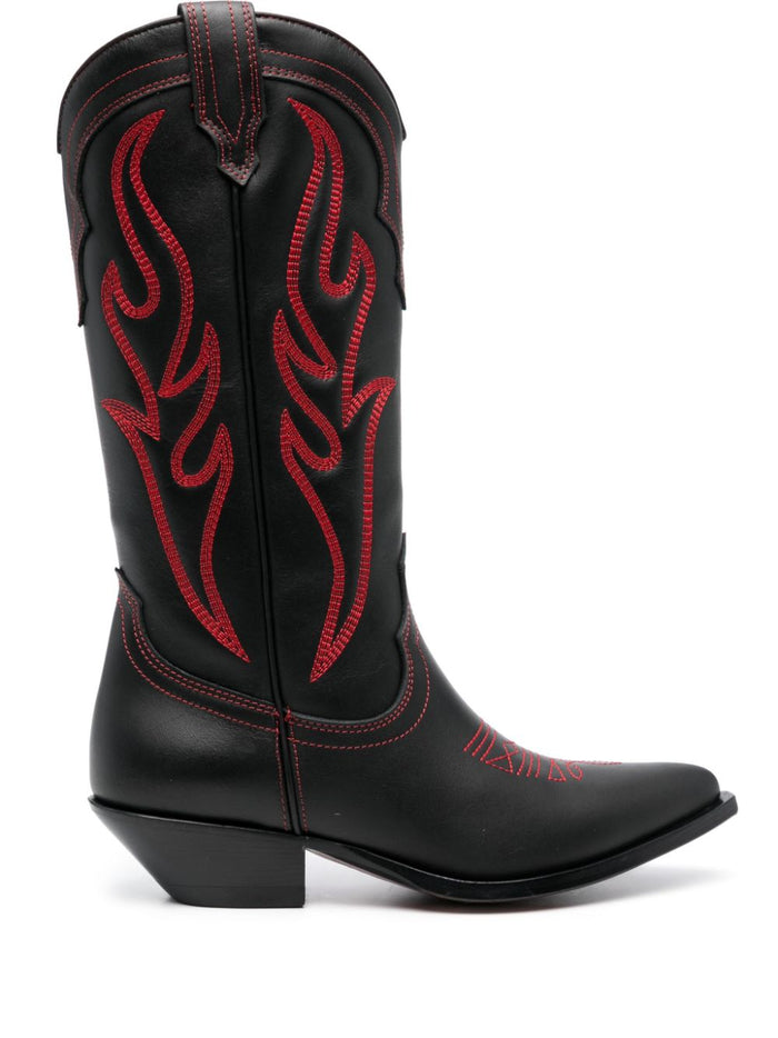 SONORA Boots Black Furs & Skins->leather100 %