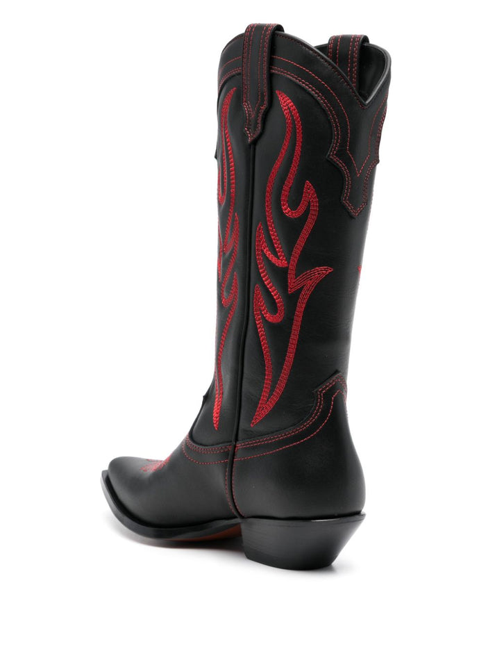 SONORA Boots Black Furs & Skins->leather100 %