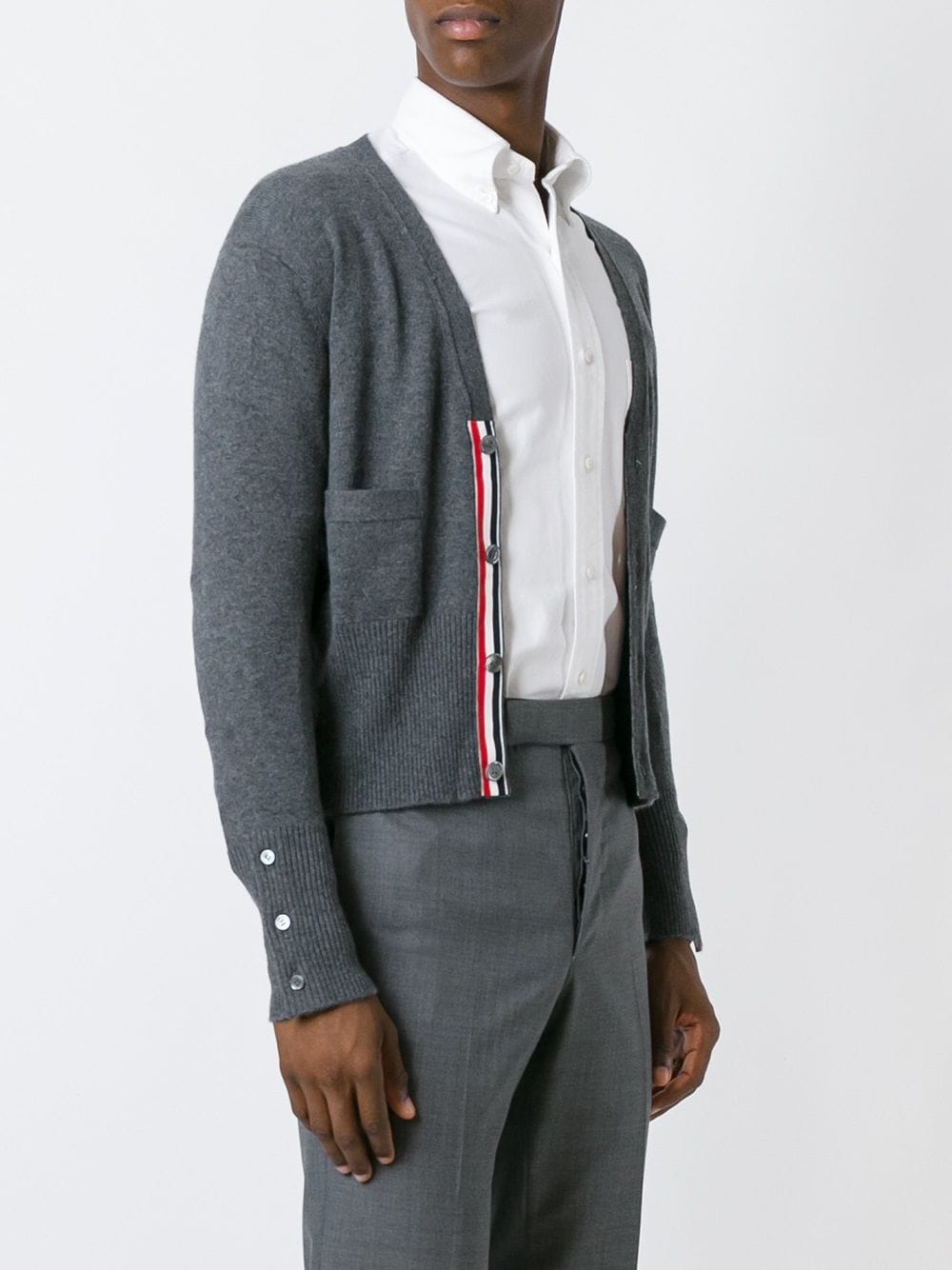 Thom Browne Sweaters Grey Exterior: Cashmere