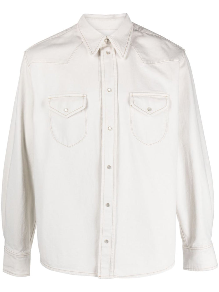 Bally Shirts White Organic Cotton