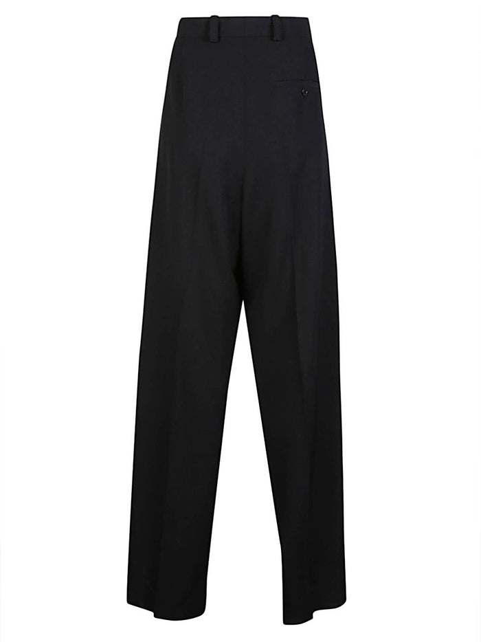 Balenciaga Trousers Black Outer: Wool Lining: Cupro