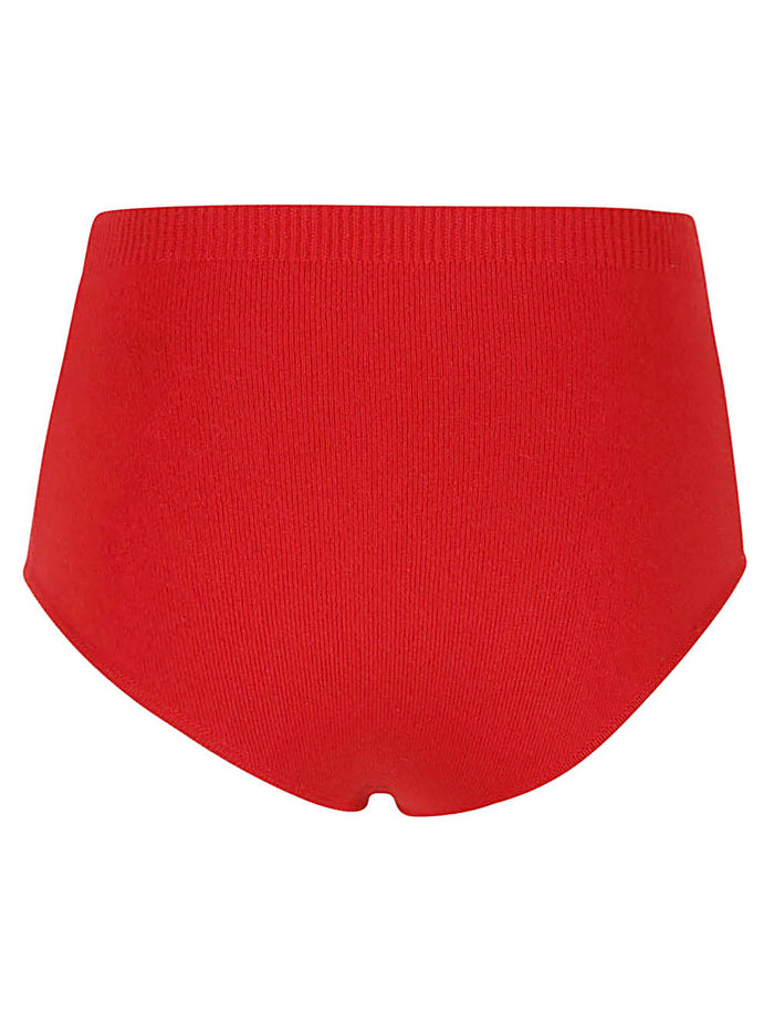 Ferragamo Underwear Red Cashmere Polyamide Elastane