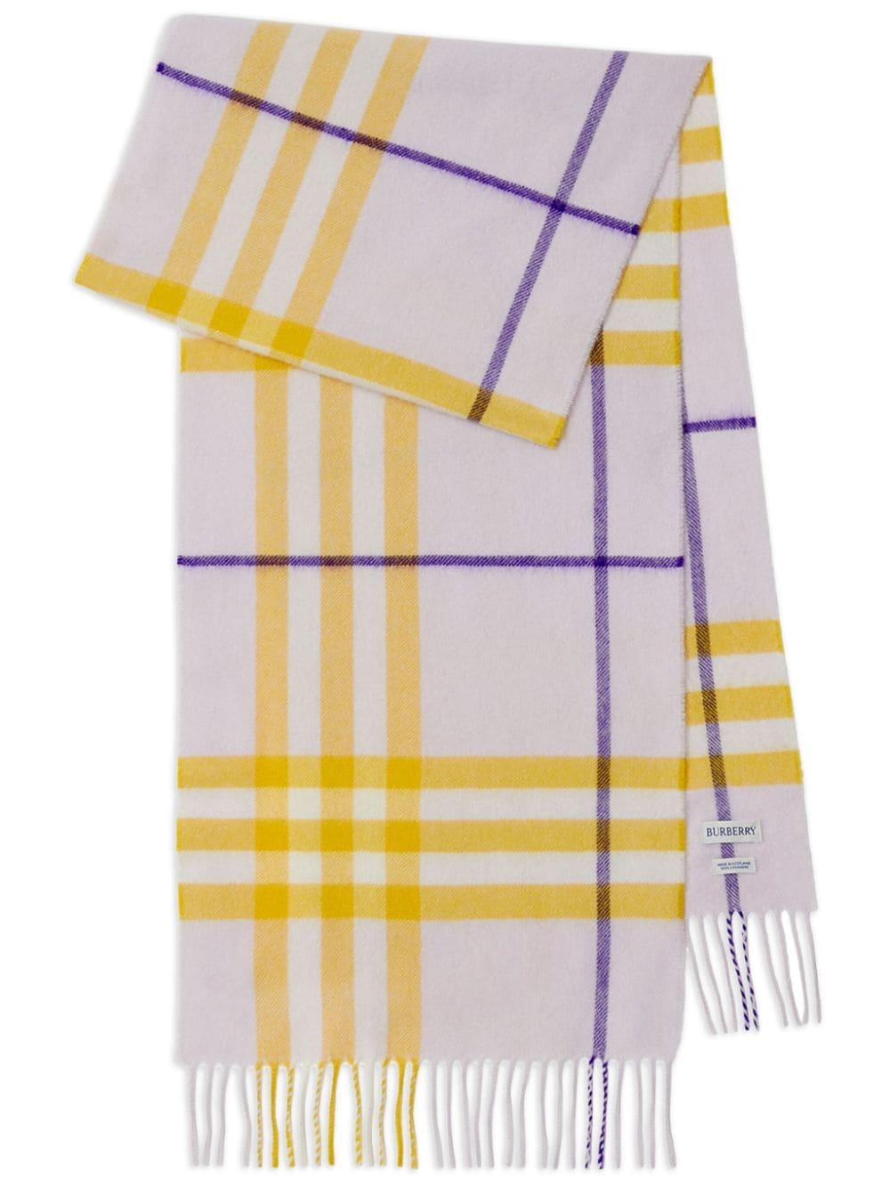 Burberry Scarfs Lilac Cashmere