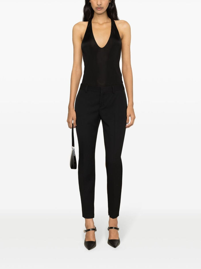 Saint Laurent Top Black Vicose
