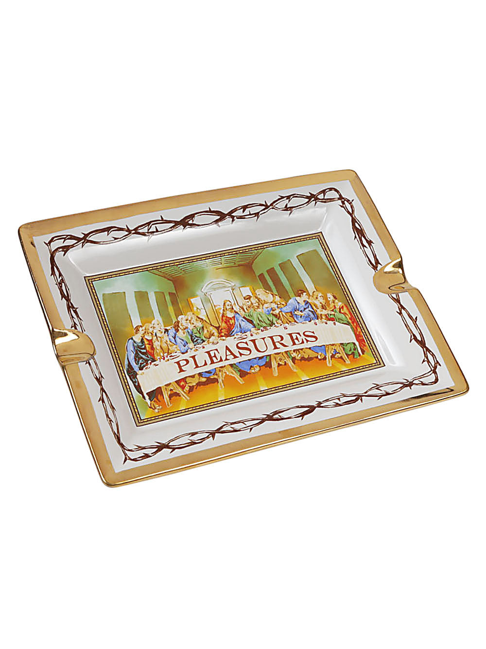 Pleasures Living White Ceramic