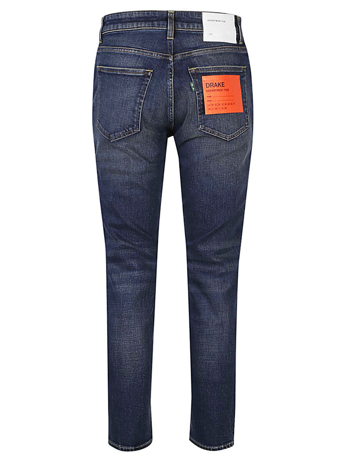 Department5 Jeans Blue Cotton Elastane