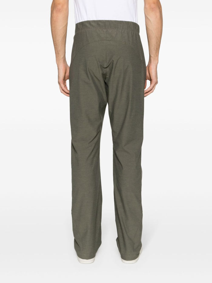 POST ARCHIVE FACTION Trousers Green Cotton Polyurethane
