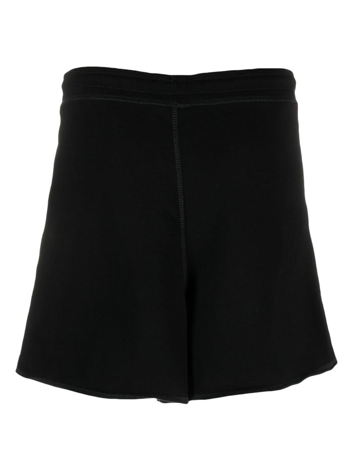 GANNI Shorts Black Organic Cotton